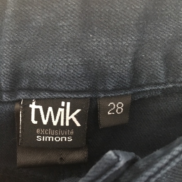 Simons Blue and Orange Jeans - Picture 4 of 4